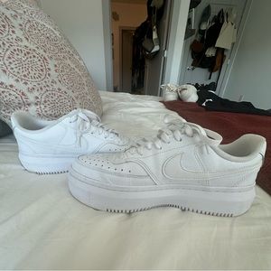 Nike White Court Vision Alta Sneaker - Size 11